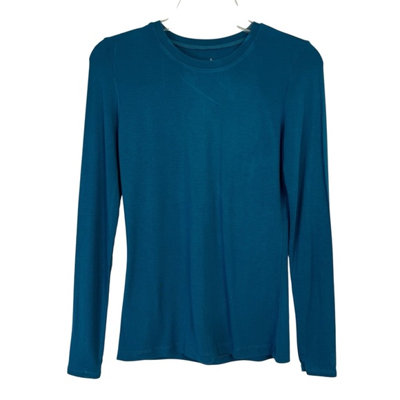 Cuddl Duds Women’s Base Layer Tops Sz Small Lot/3 Blue/Green/Black Stretch - Picture 2 of 16